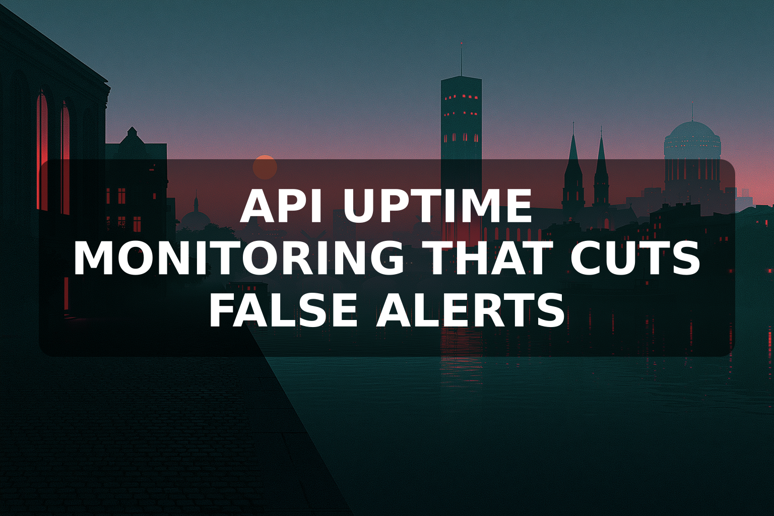 API Uptime Monitoring That Cuts False Alerts