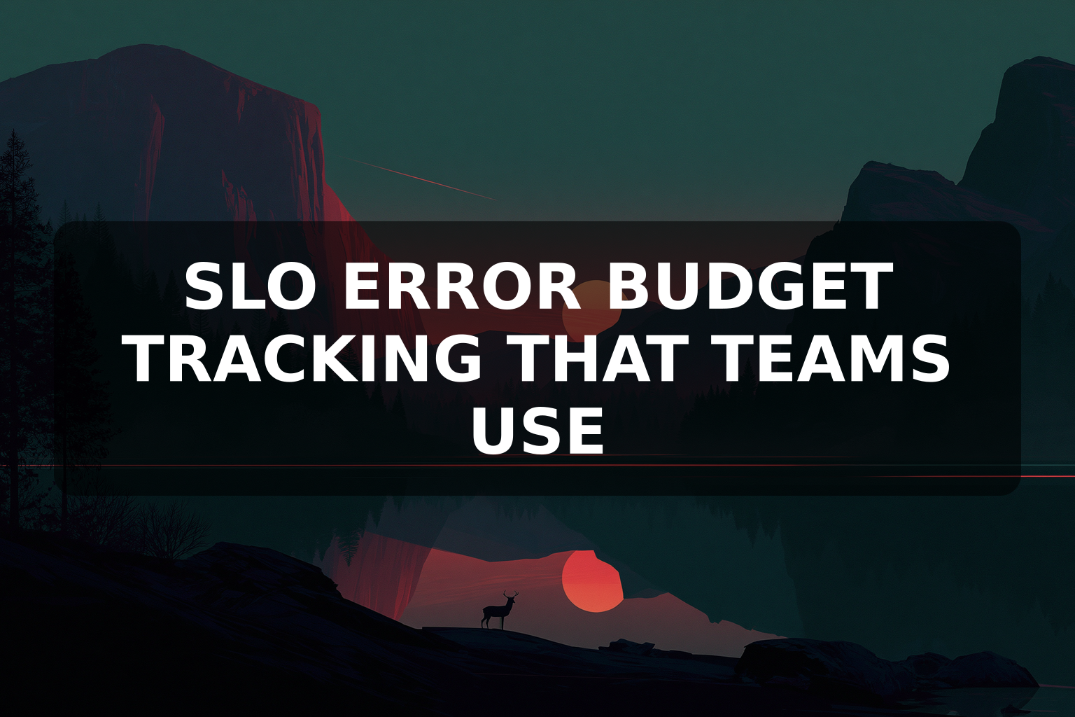 SLO Error Budget Tracking That Teams Use