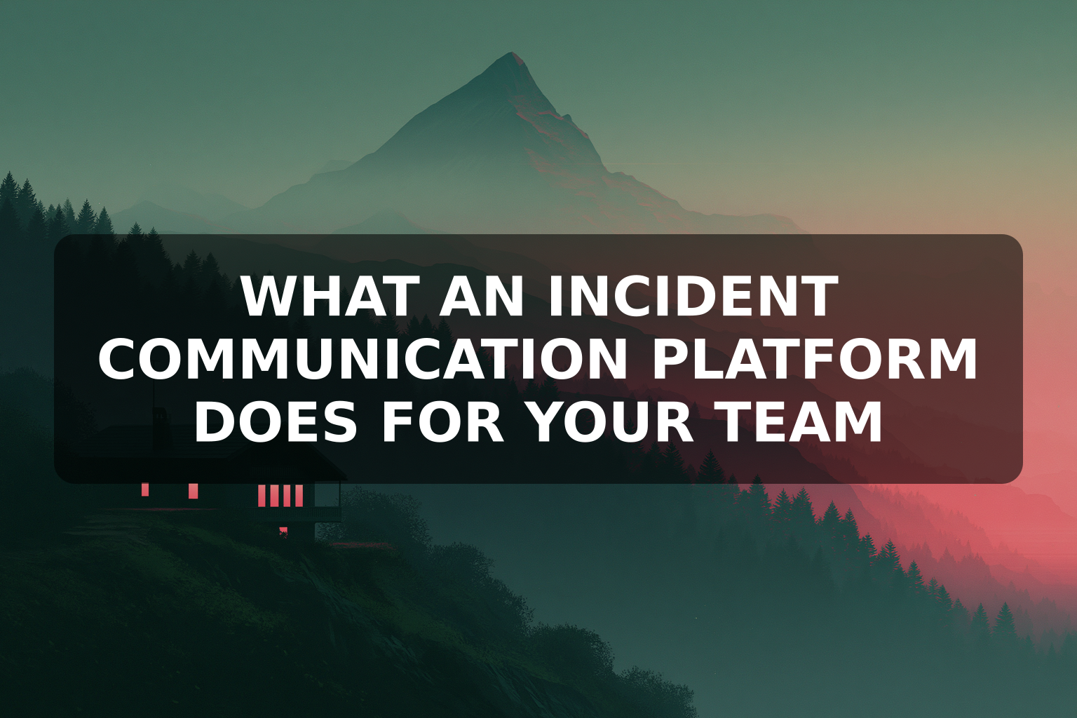 What an Incident Communication Platform Does for Your Team